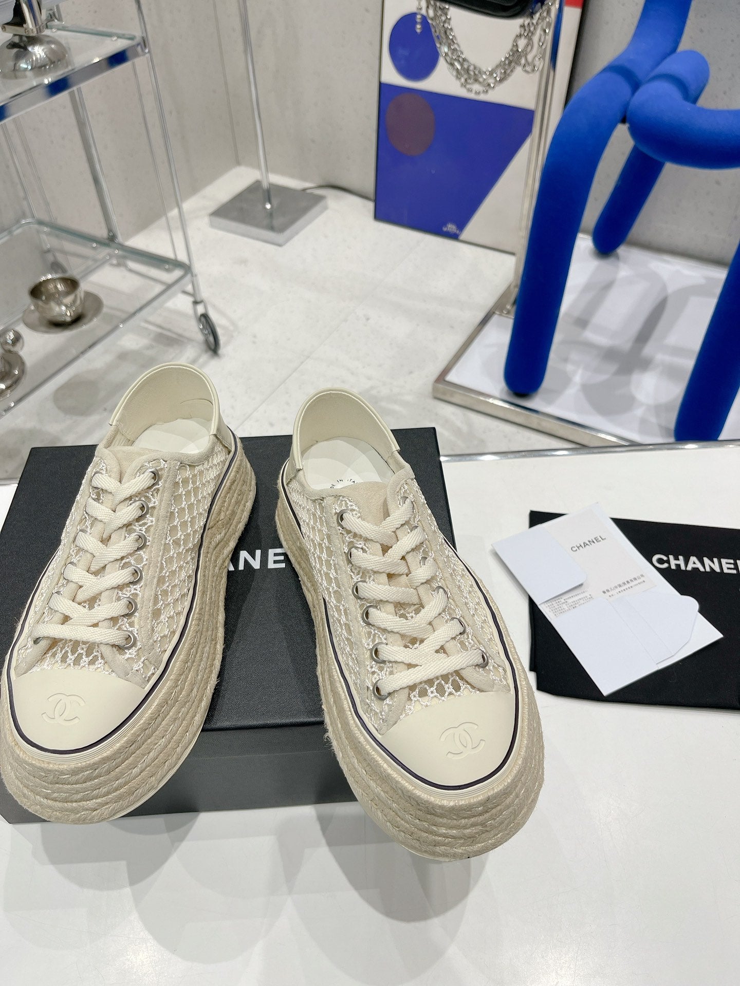 CHL  Shoes Wedge  Platforms Mesh