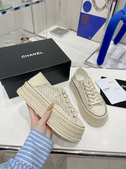 CHL  Shoes Wedge  Platforms Mesh