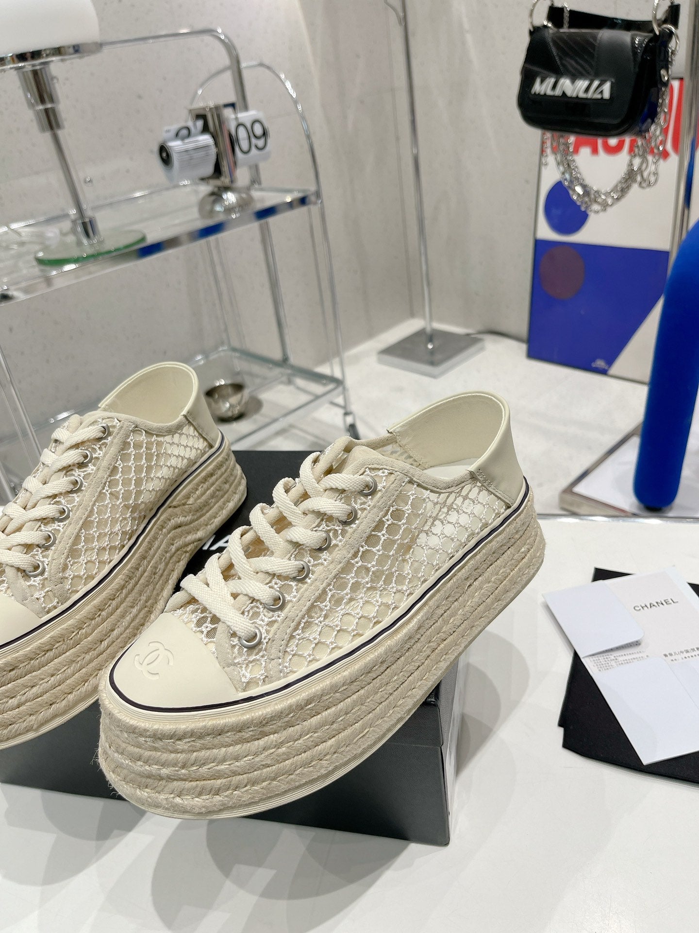 CHL  Shoes Wedge  Platforms Mesh