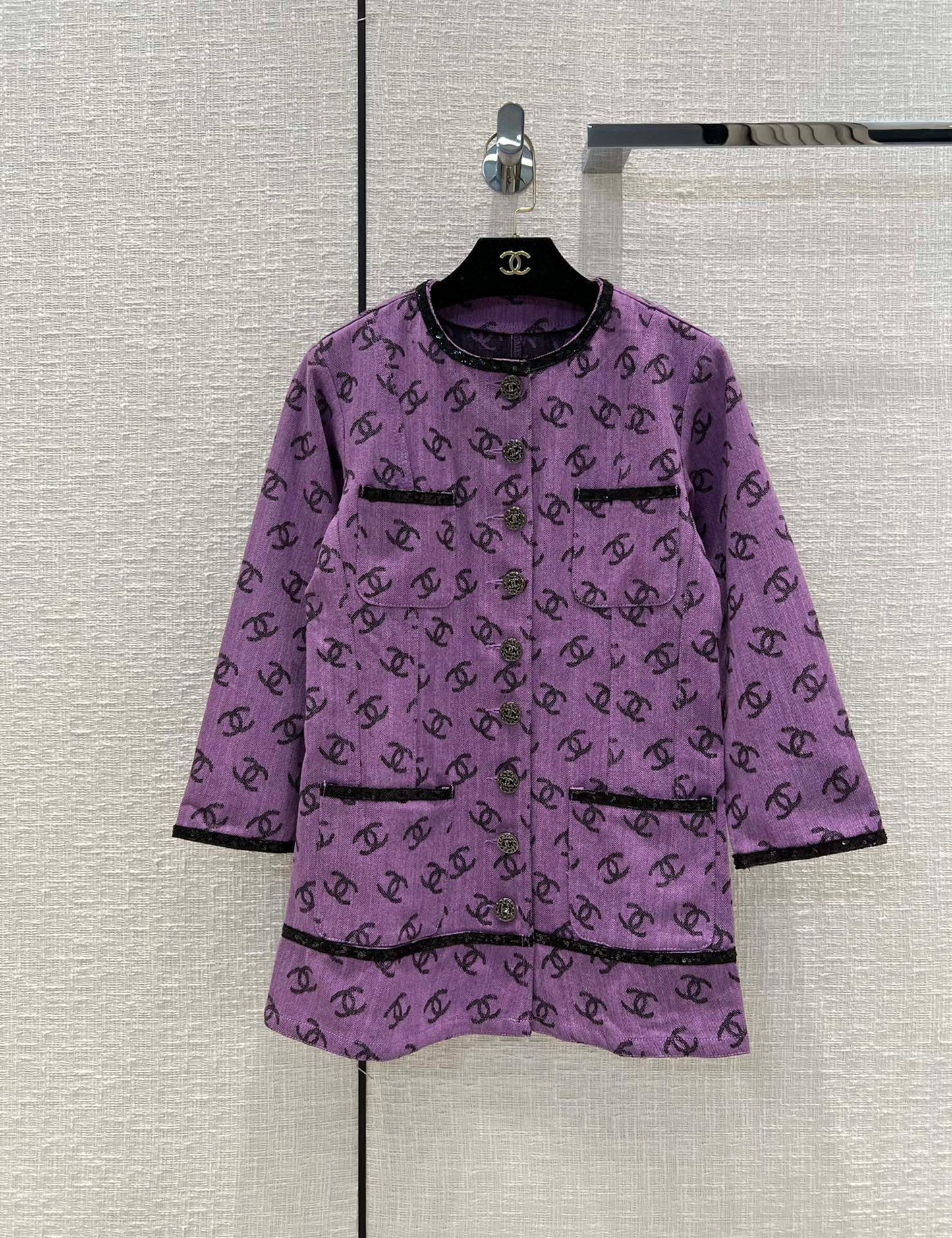 CHL  Jacket Woman Jacquard & Sequins 2 Color 's