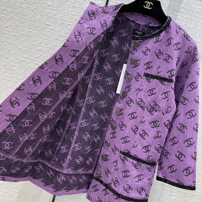 CHL  Jacket Woman Jacquard & Sequins 2 Color 's