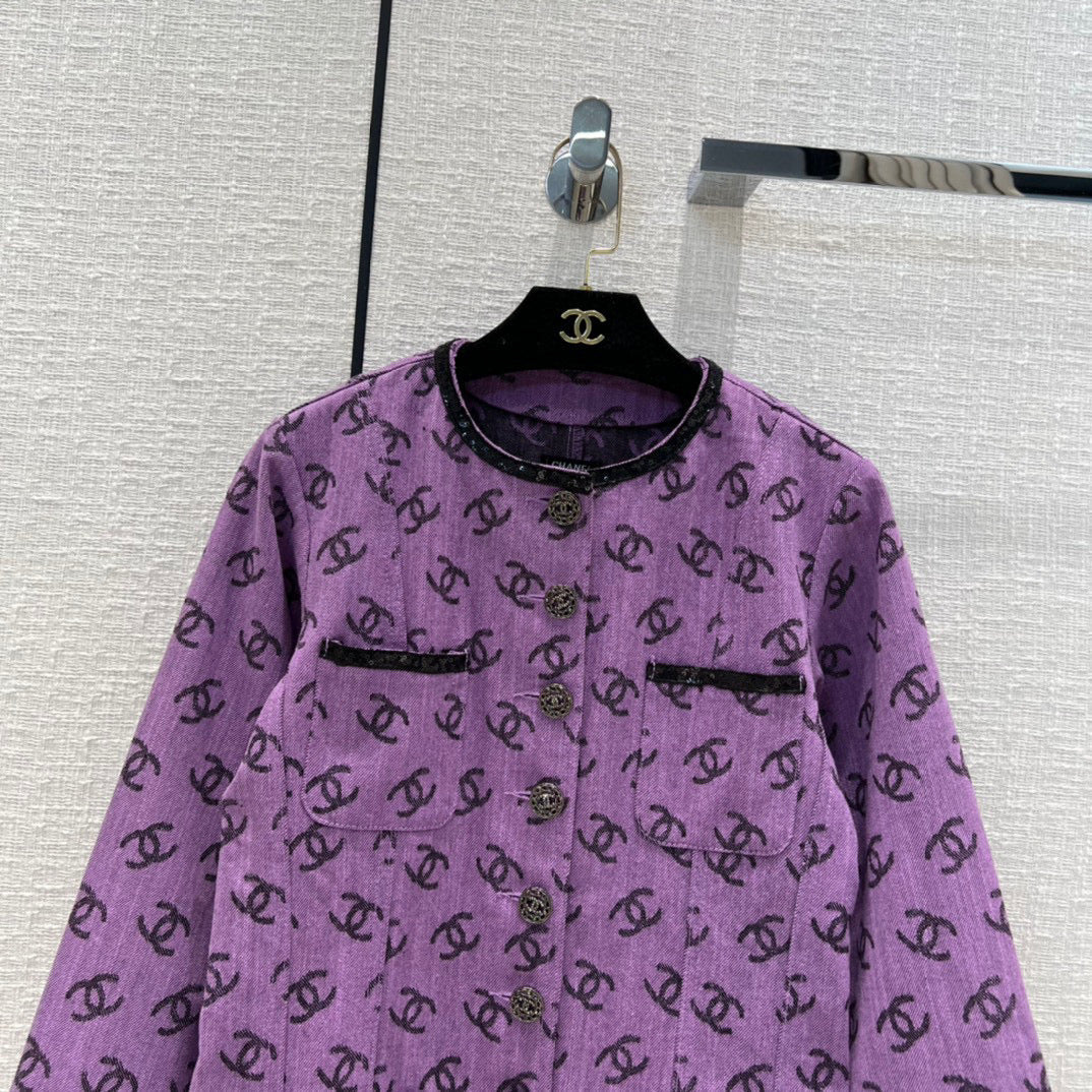 CHL  Jacket Woman Jacquard & Sequins 2 Color 's