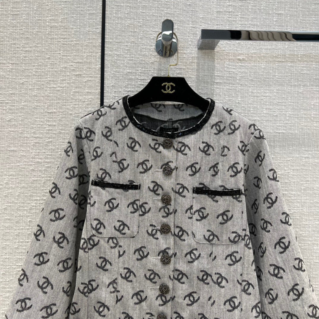 CHL  Jacket Woman Jacquard & Sequins 2 Color 's