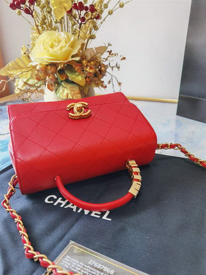 CHL Bag  20 Cm Handle Red