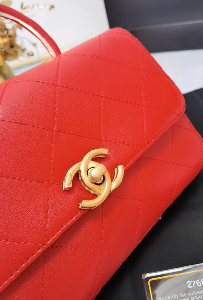 CHL Bag  20 Cm Handle Red