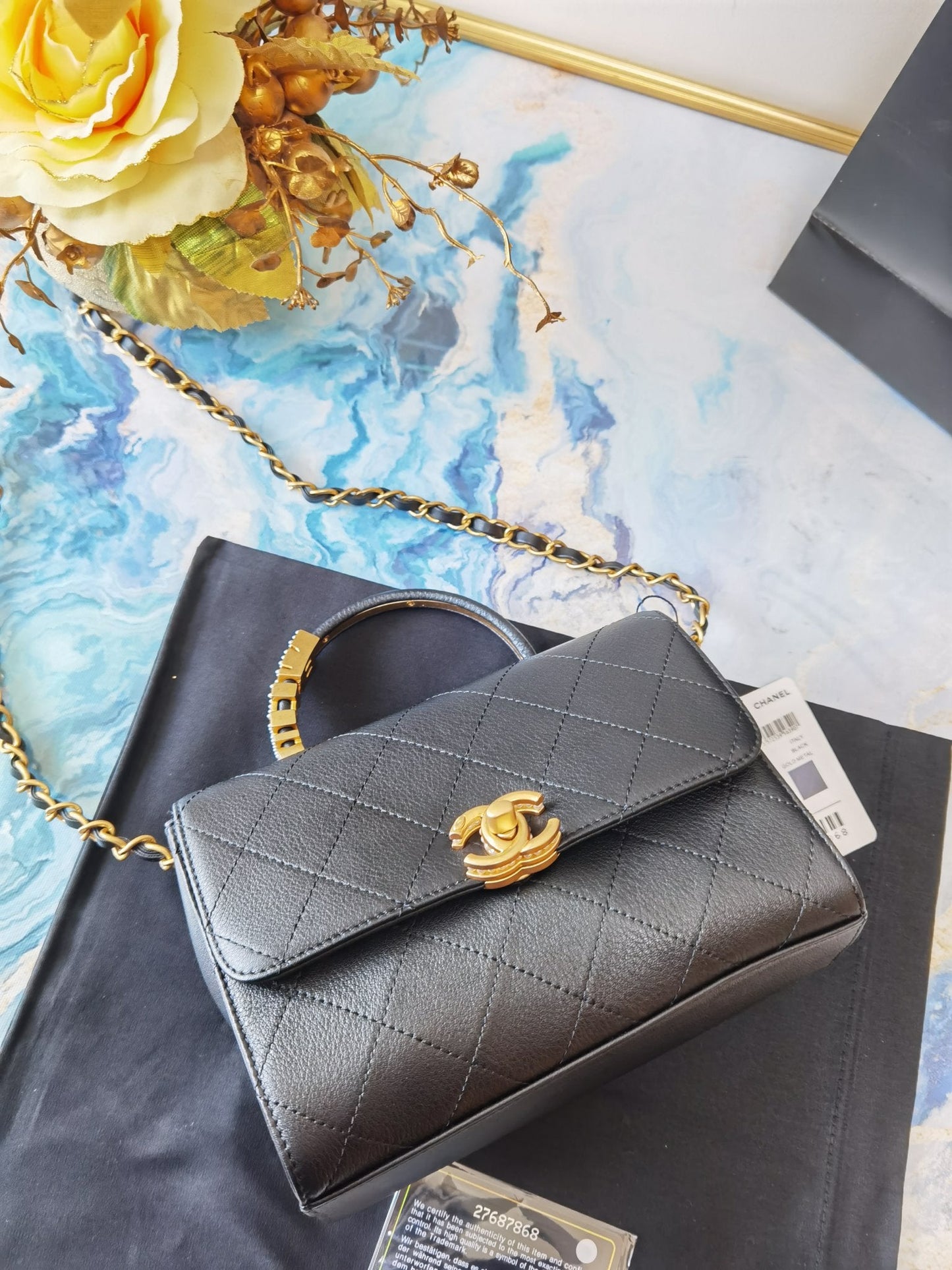 CHL Bag  20 Cm Handle Black