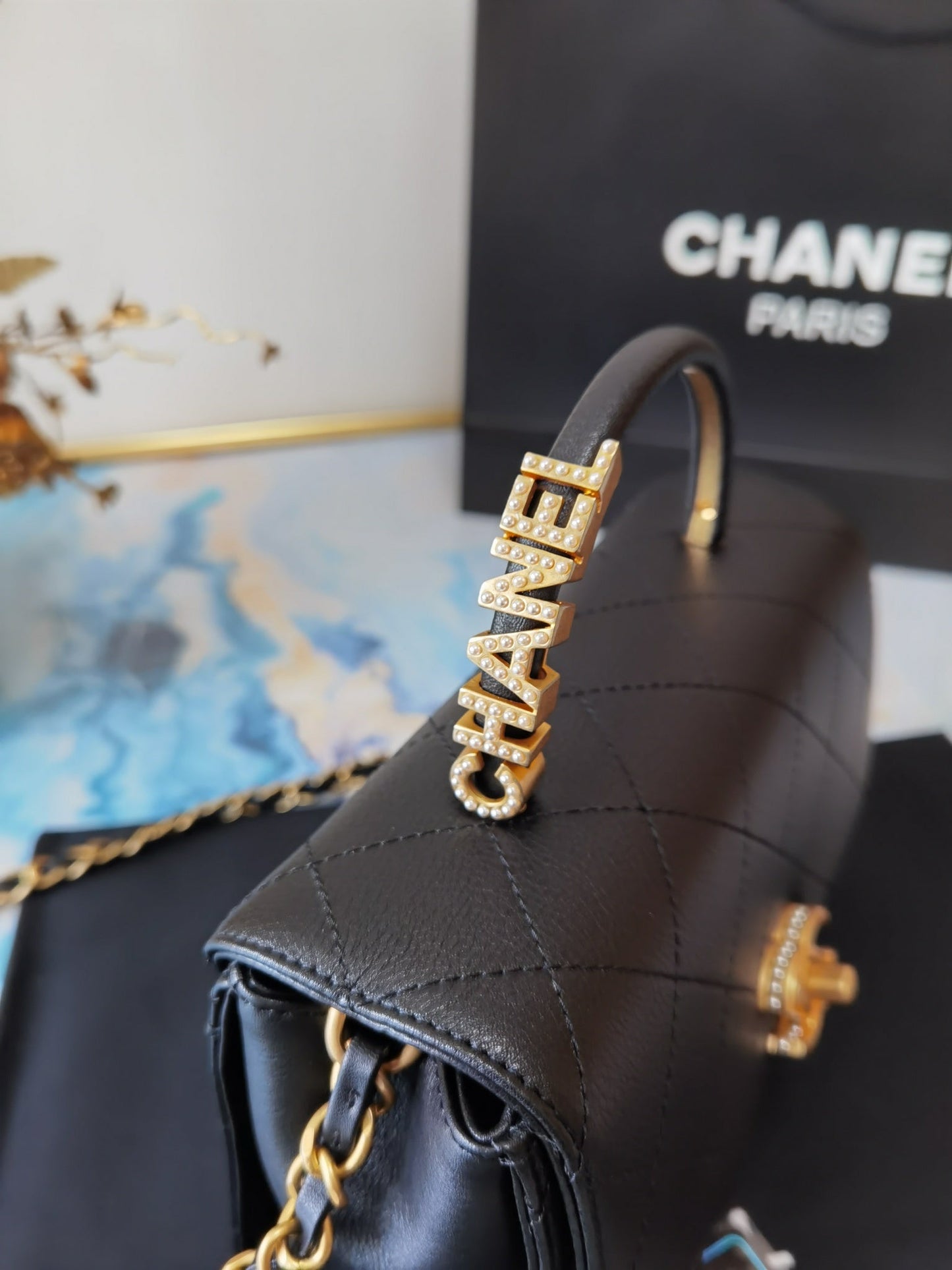 CHL Bag  20 Cm Handle Black