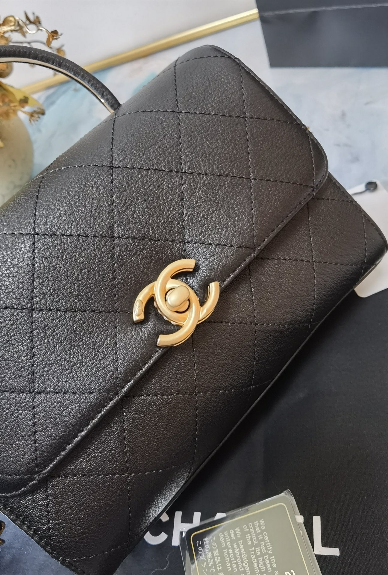 CHL Bag  20 Cm Handle Black