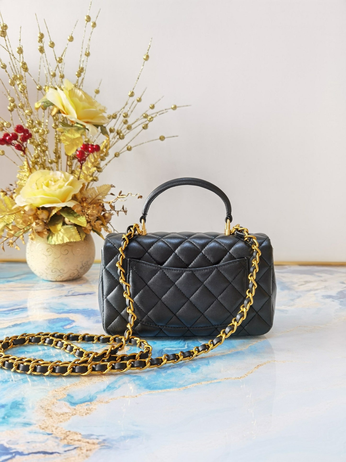 CHL Bag  20 Cm Handle Black