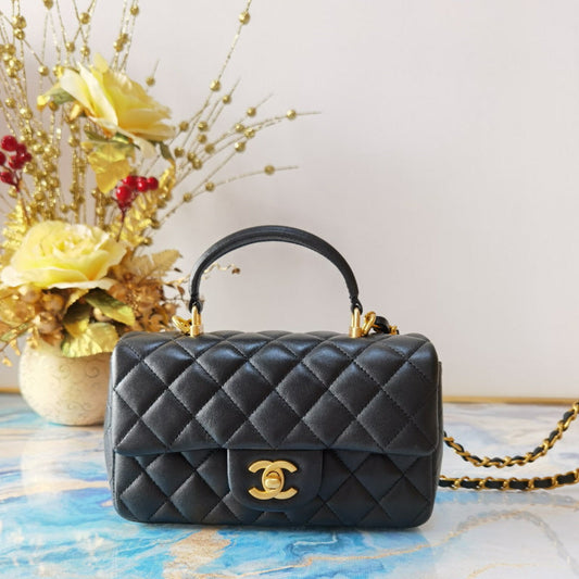CHL Bag  20 Cm Handle Black