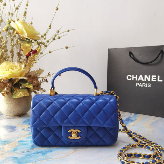 CHL Bag  20 Cm Handle Blue
