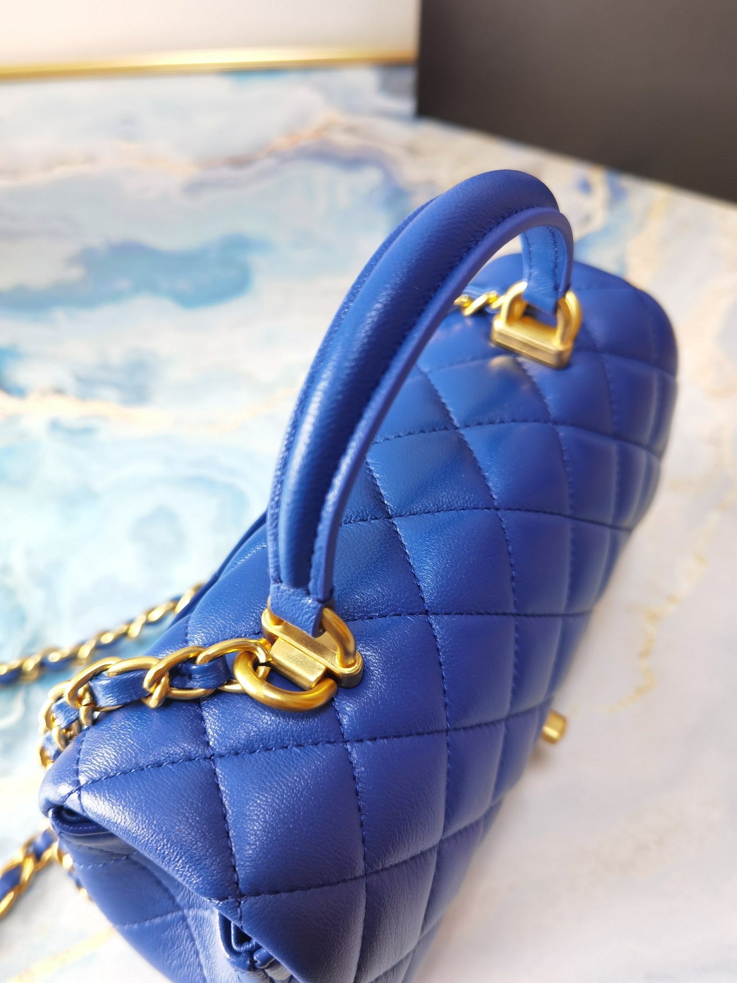CHL Bag  20 Cm Handle Blue