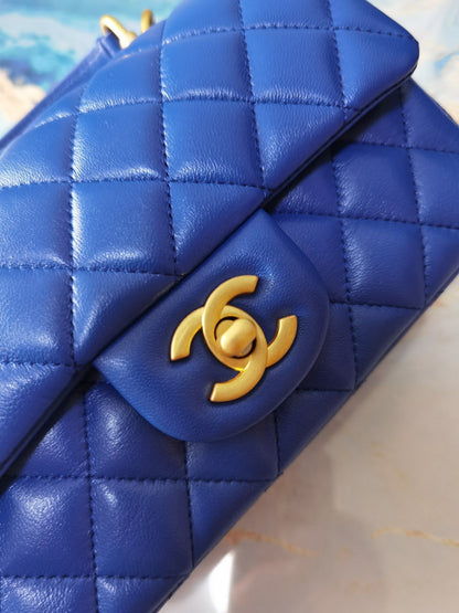 CHL Bag  20 Cm Handle Blue