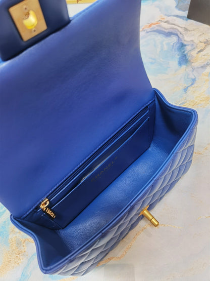 CHL Bag  20 Cm Handle Blue