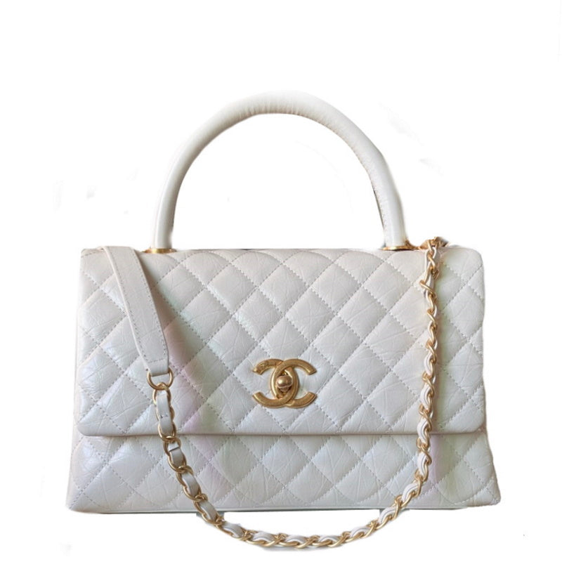 CHL Bag  29 Cm Handle White