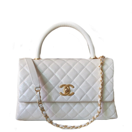 CHL Bag  29 Cm Handle White