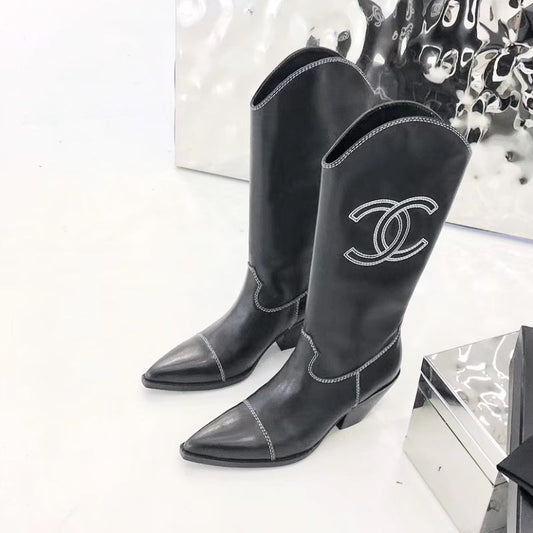 CHL  Boots Black Cowboy