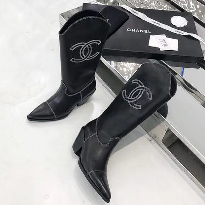 CHL  Boots Black Cowboy