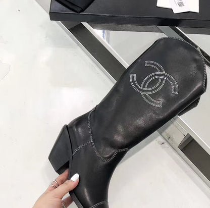 CHL  Boots Black Cowboy