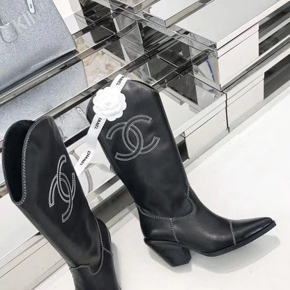 CHL  Boots Black Cowboy
