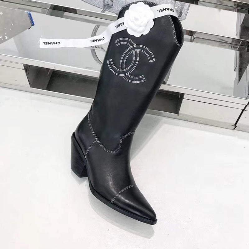 CHL  Boots Black Cowboy