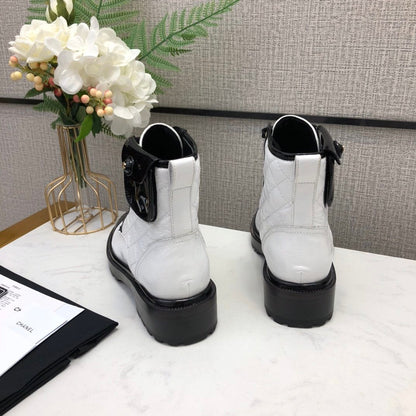 Chl Boots Black White