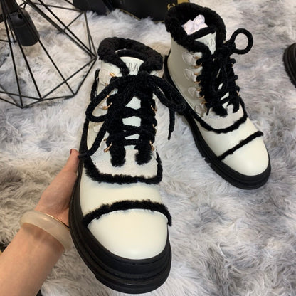 CHL  Boots White Shearling