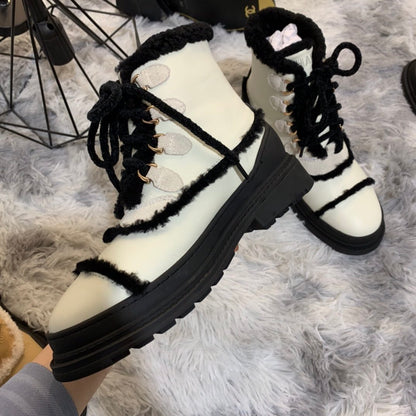 CHL  Boots White Shearling