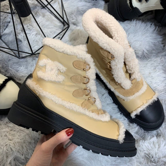 CHL  Boots Beige Shearling