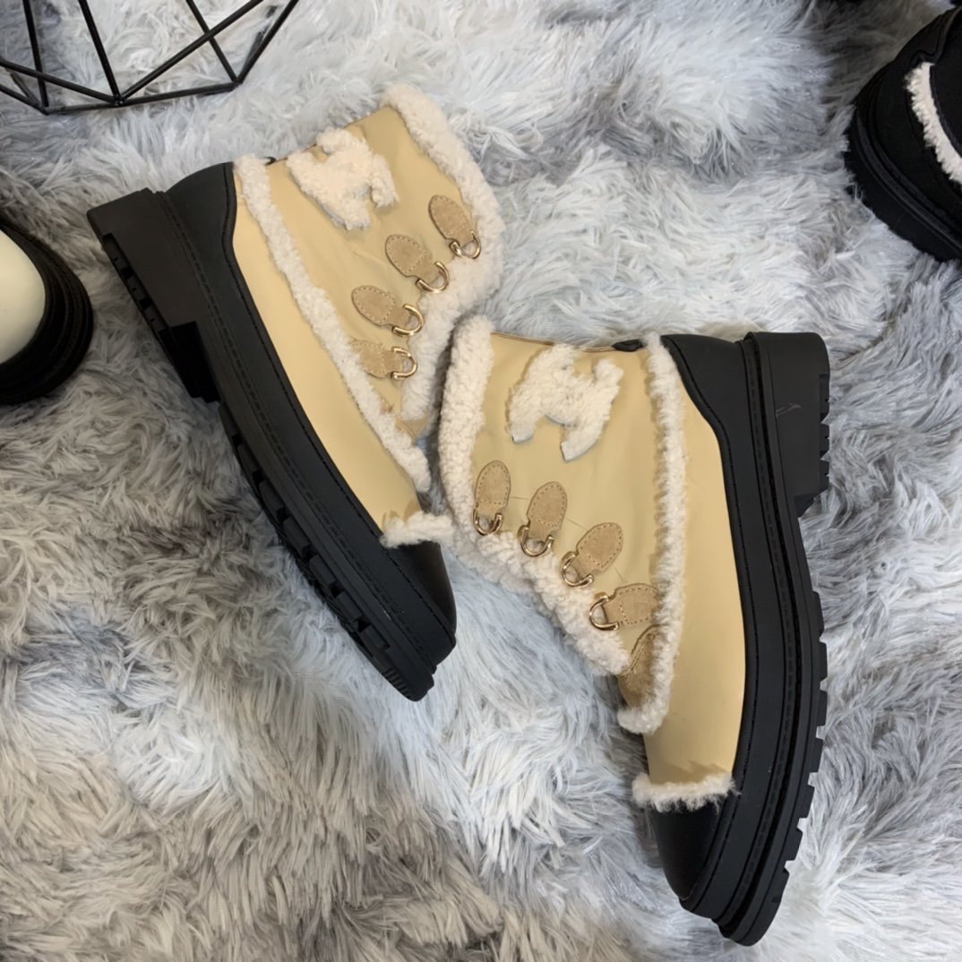 CHL  Boots Beige Shearling