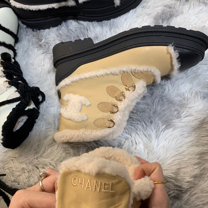 CHL  Boots Beige Shearling