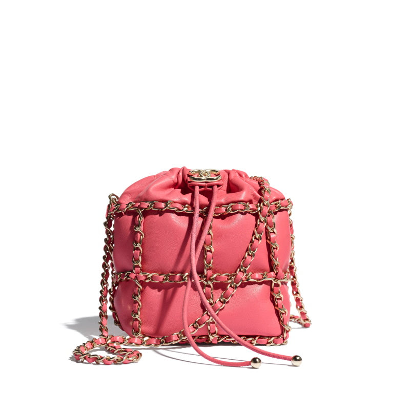 CHL Drawstring Bag  19 Cm Pink