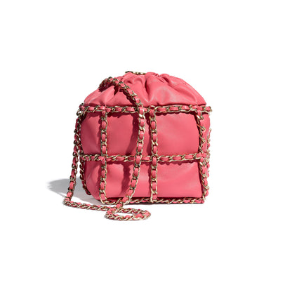 CHL Drawstring Bag  19 Cm Pink