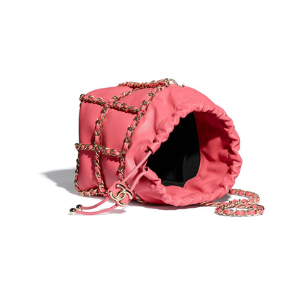 CHL Drawstring Bag  19 Cm Pink