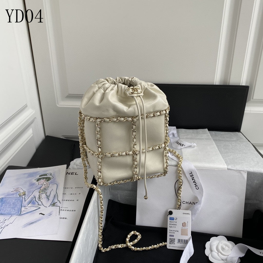 CHL Drawstring Bag  19 Cm White