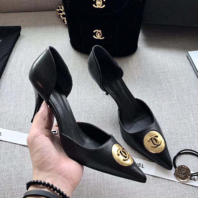 Casa dei Shoes Heels Black