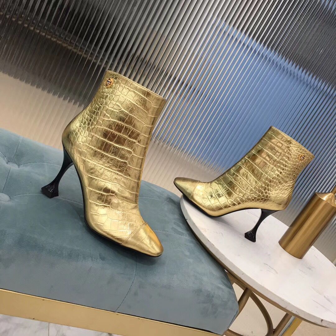 CHL Shoes Gold Heels
