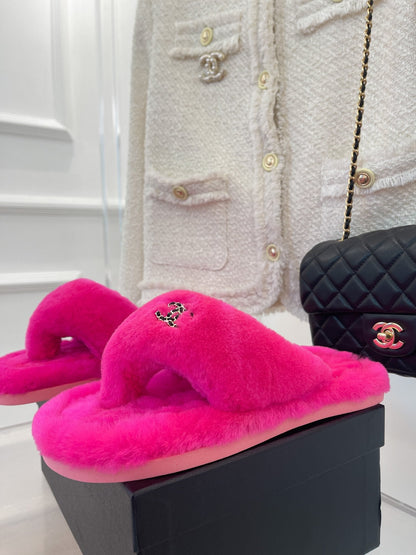 CHL  Slippers  Fur 3 Color 's