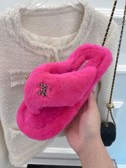 CHL  Slippers  Fur 3 Color 's
