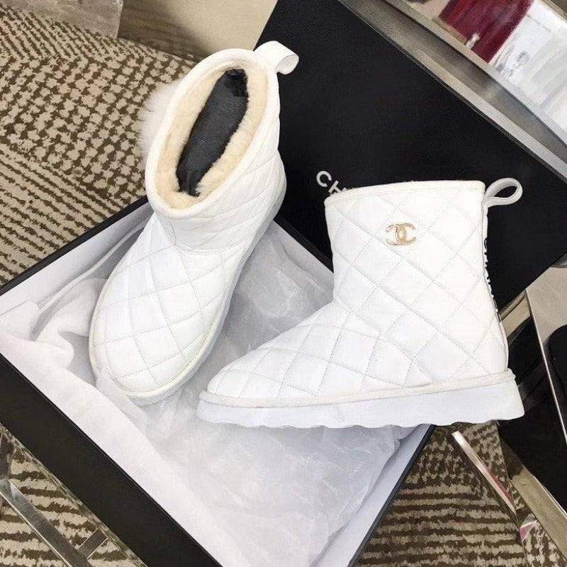 chanel ugg style boots