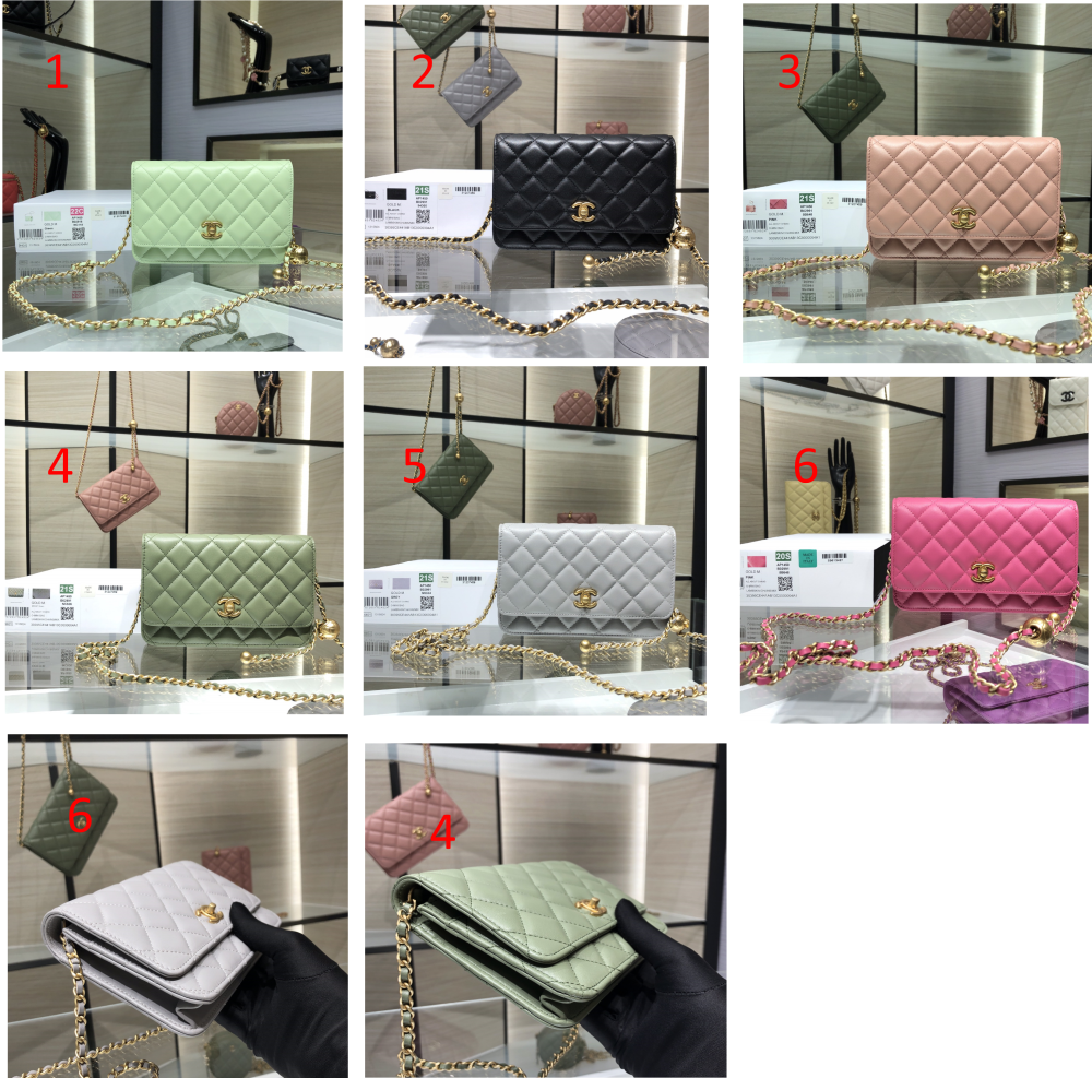 CHL  Wallet on Chain Bag 19 cm  6 Color 's