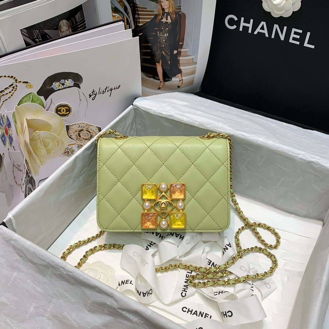 Chl Bag Green 18 cm