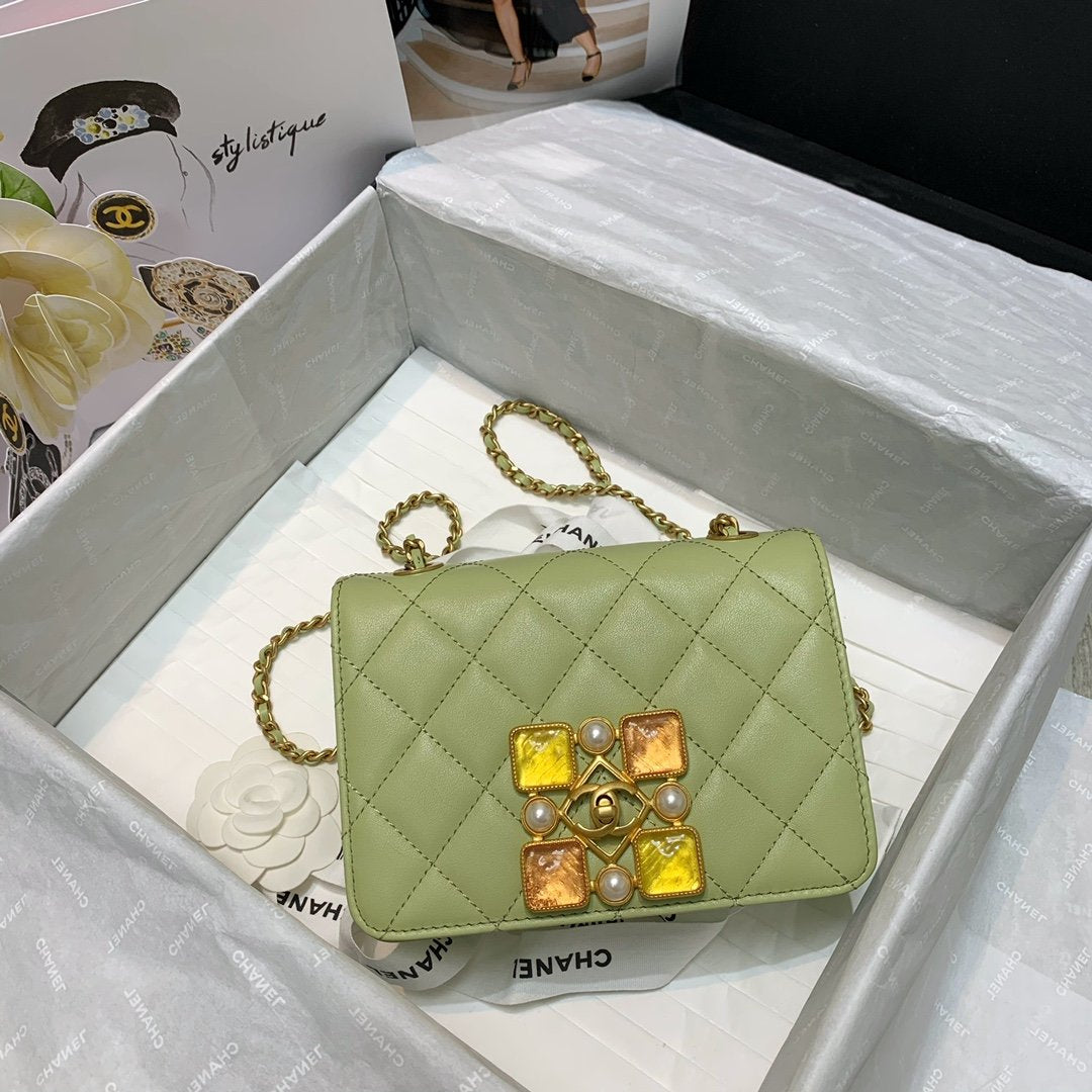 Chl Bag Green 18 cm