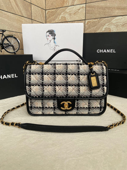 CHL  Bag Tweed  25 cm