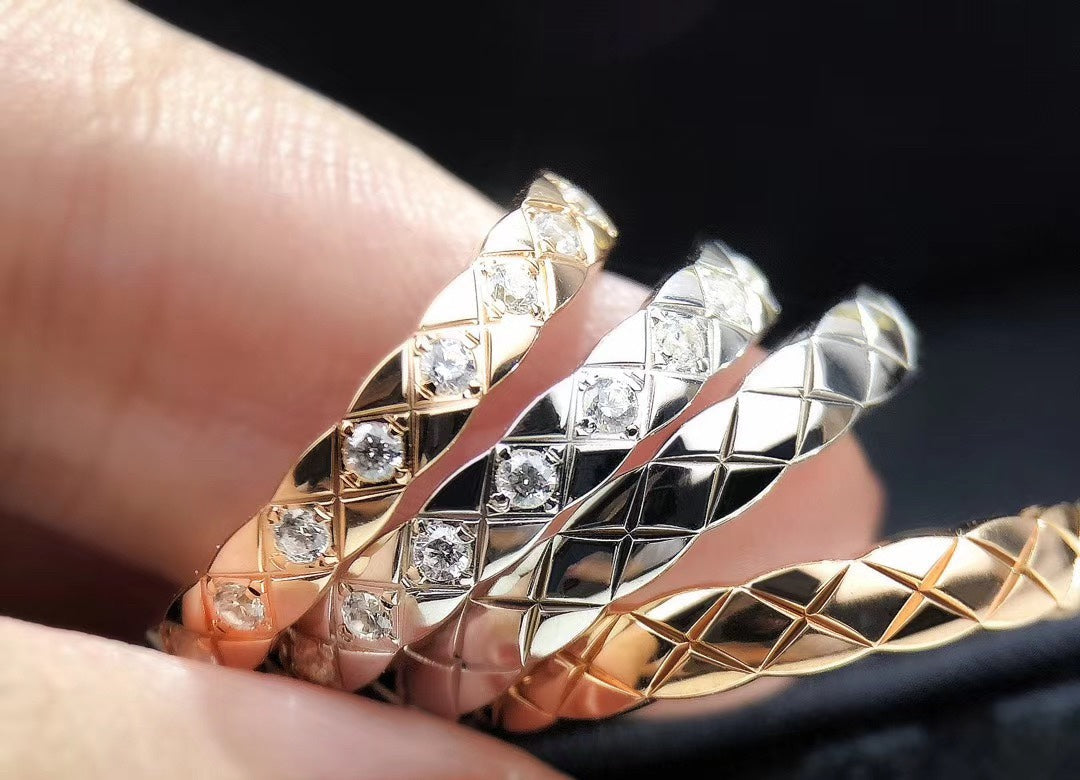 CHL  Fashion Rings Double  2 Color s