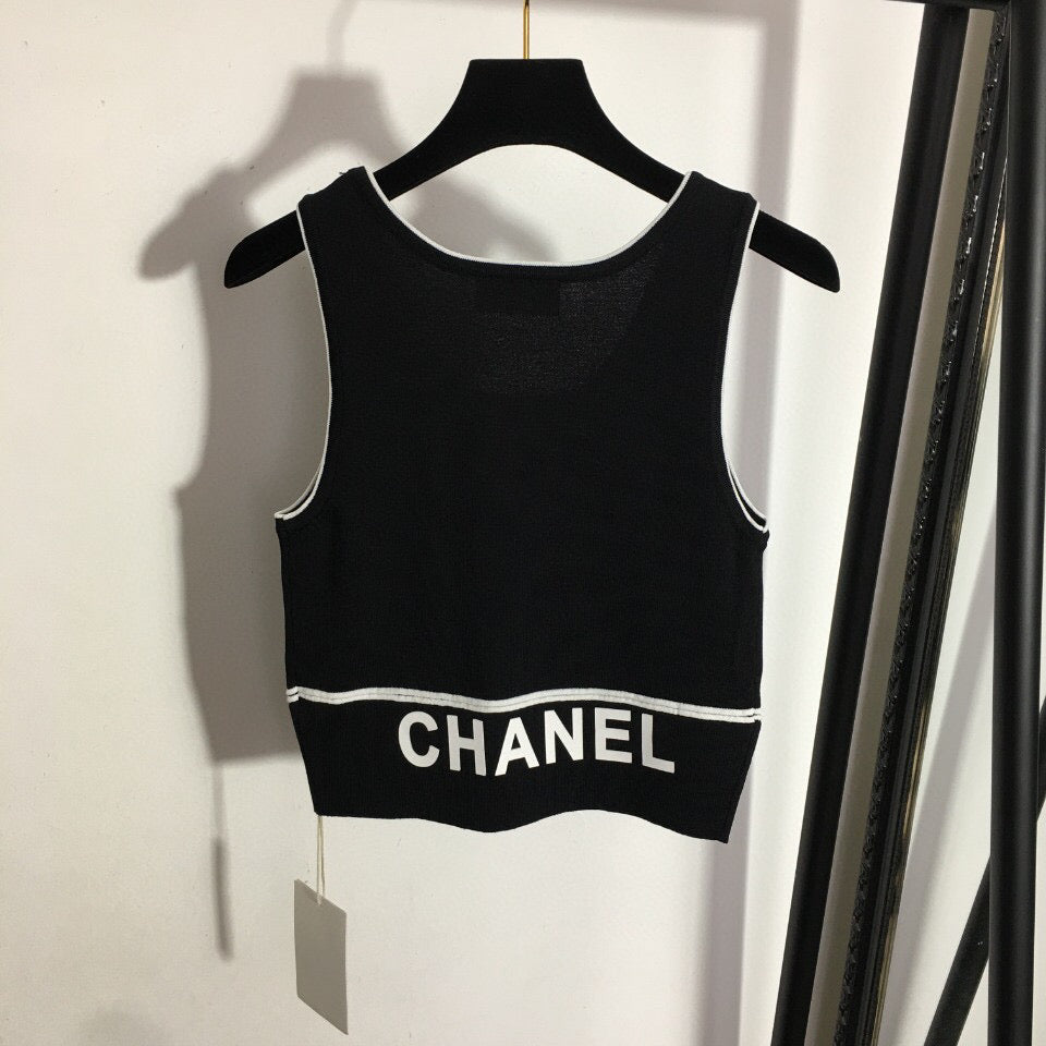 CHL Tank  Top  T shirt   Woman Knitted 2 Color 's