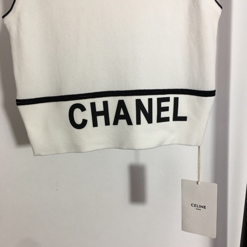 CHL Tank  Top  T shirt   Woman Knitted 2 Color 's