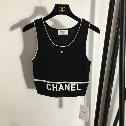 CHL Tank  Top  T shirt   Woman Knitted 2 Color 's