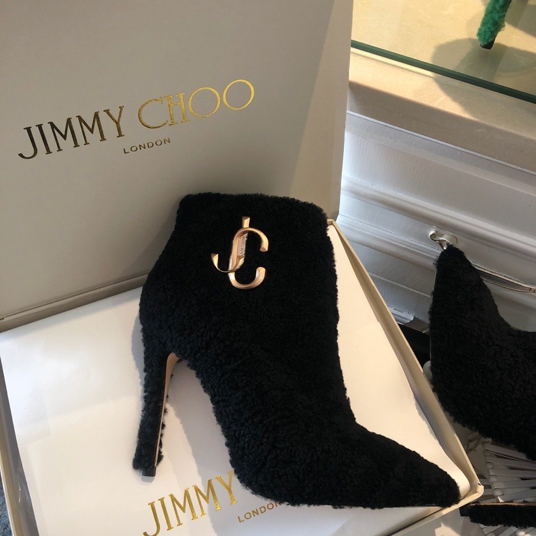 Jimy Chu  Boots Black