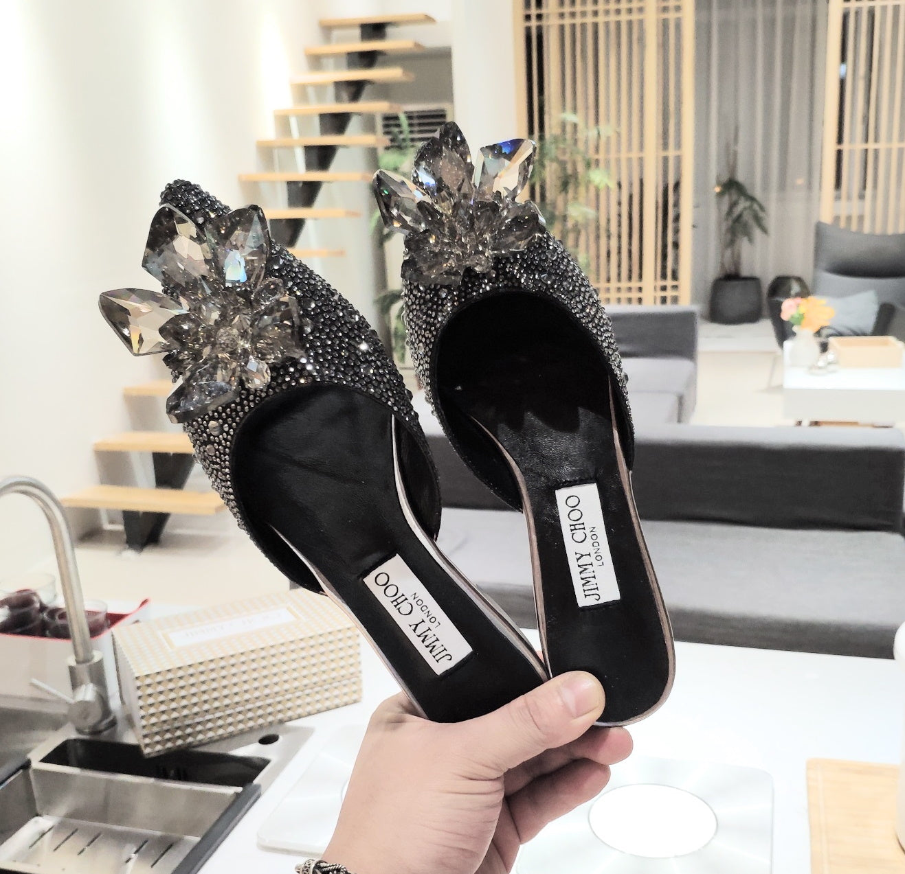 CHU  Athea Crystal Shoes Woman